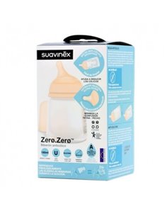 Biberon Zero Antic B/Ancha Sili Flujo Adap 180Ml de Suavinex