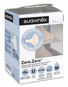 Tetina Zero Antic B/Ancha Sili Flujo Lento S 2 Uni de Suavinex