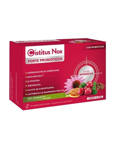 Cistitus Nox Forte Probioticos 10 Sob de Aquilea