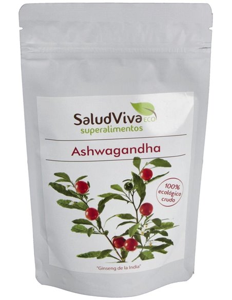 Ashwagandha En Polvo 125Gr. Bio Sg S/A Vegan de Salud Viva