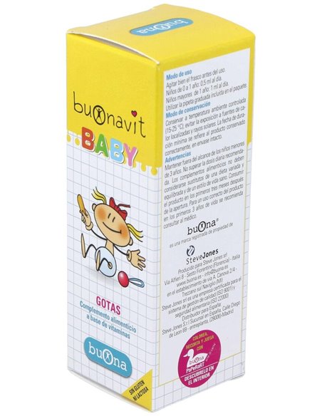Buonavit Baby Polivitaminico Gotas 20Ml. de Buona