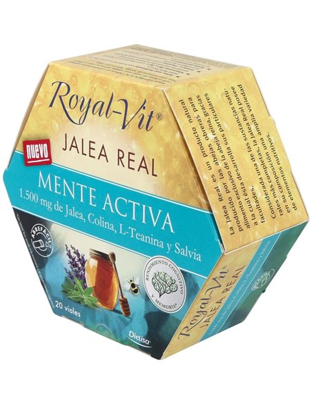 Royal-Vit Mente Activa Envase Que Contiene 20 Viales de Royal-Vit®