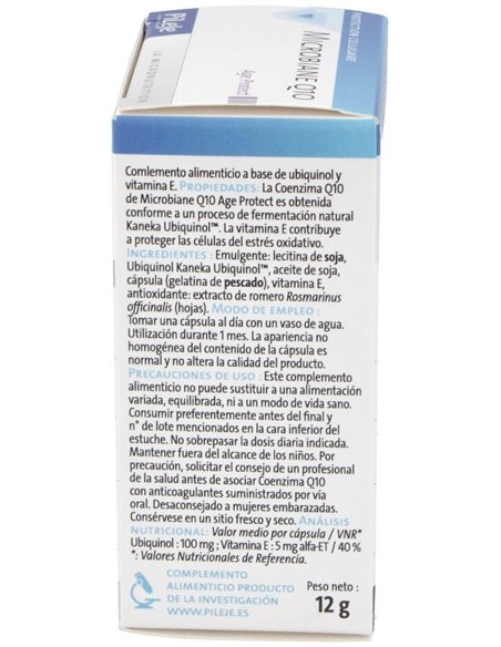 Microbiane Q10 Age Protect 30Cap. de Pileje