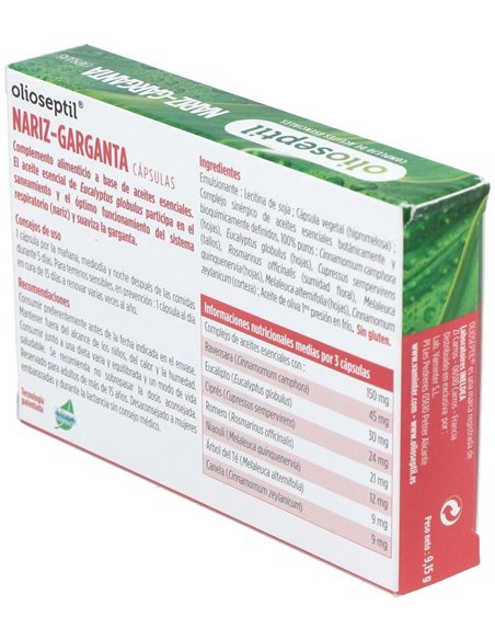 Olioseptil Sinus 15Cap. de Ineldea