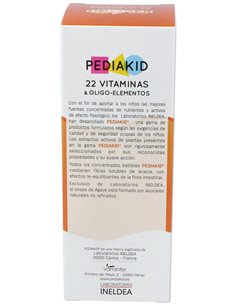 Pediakid 22 Vitaminas-Oligoelementos Jarabe 250Ml. de Ineldea