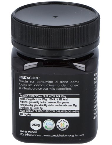 Miel De Manuka Iaa18+ 250Gr. de Comptoirs & Compagnies