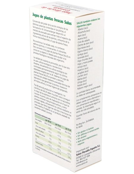 Jugo De Granada 200Ml. Schoenenberger de Salus