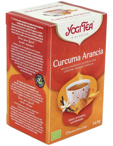 Yogi Tea Cúrcuma Naranja 17 X 2 G de Yogi Tea