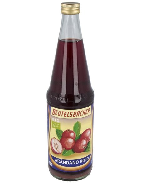 Zumo De Arandanos Rojos Antioxidante 700Ml. Eco de Beutelsbacher