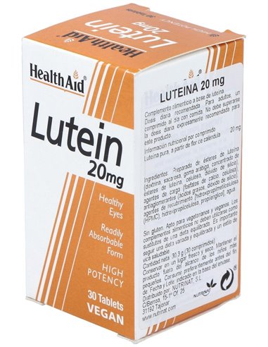 Luteína 20 Mg 30 Comp de Health Aid