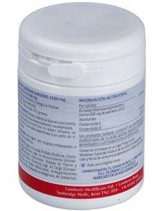 Ginseng Siberiano 1500 mg 60 Tabs. de Lamberts