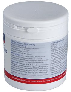 Vitamina C 1500 mg + Bioflavonoides Time Release de Lamberts