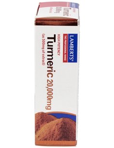 Cúrcuma (Turmeric) 20.000 mg 60  Tabs. de Lamberts
