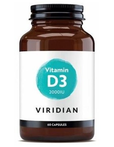 Vitamina D3 2000Iu Vegana 60Cap.Veg. de Viridian