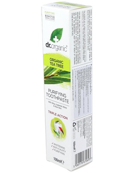 Pasta De Dientes Arbol Del Te Organico 100Ml. de Dr. Organic