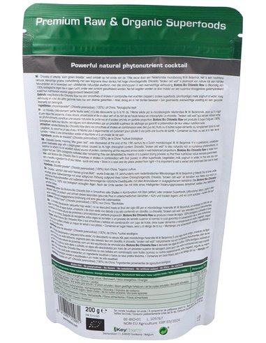 Chlorella Raw 200Gr. Bio de Biotona