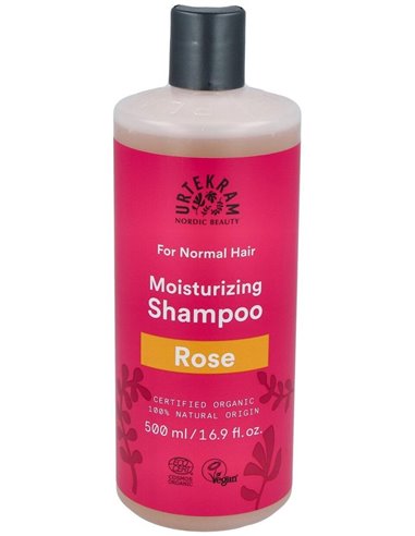 Champu Rosas Cabello Normal 500Ml. Eco Vegan de Urtekram