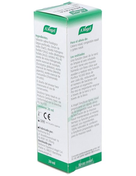 Sinuforce Spray Nasal 20Ml. de A.Vogel