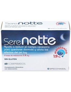 Melatonina 1'9 (Serenotte)-60 Masticables de Specchiasol