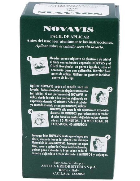 Tinte Novavis 7N Rubio 120 Ml de Novavis