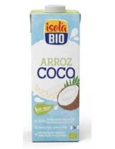Bebida Vegetal De Arroz Coco Tropical 1Lt de Isola