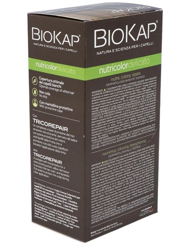 Tinte Rubio Medio Natural 140Ml. 7.0 Delicato de Biokap