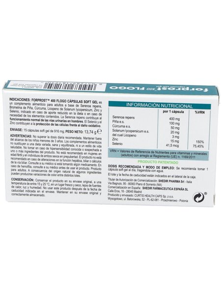 Forprost 400 Flogo 15Cap. de Shedir