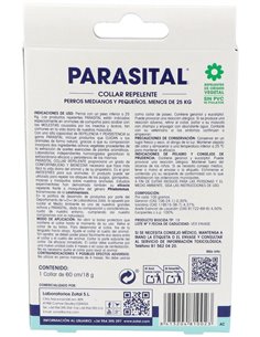 Parasital Collar Antiparasitario Perros Peq/Med de Zotal Vet