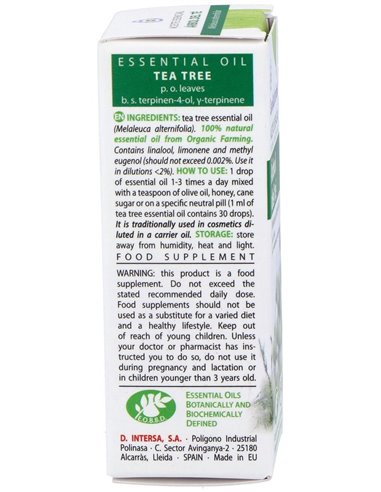 Arbol Del Te Aceite Esencial 10Ml. Bio de Esential Aroms