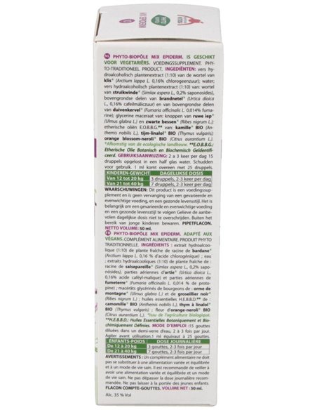 Phytobiopole Mix 10 Epiderm 50Ml  de Intersa