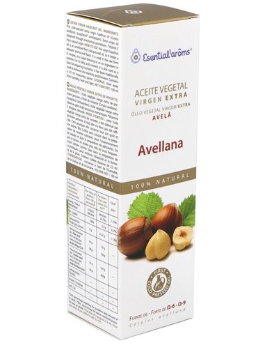 Aceite Vegetal Avellana 100 Ml de Esential Aroms