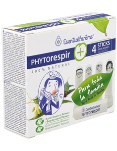 Phytorespir Frasco 30Ml. + 4 Sticks Inhaladores de Esential Aroms