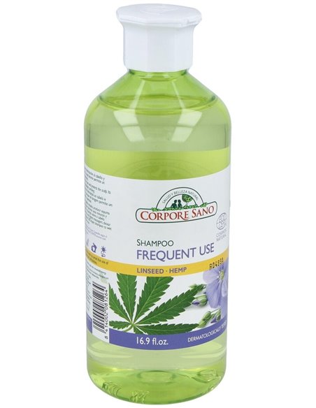Champu Uso Frecuente Lino-Cañamo 500Ml. Ecocert de Corpore Sano