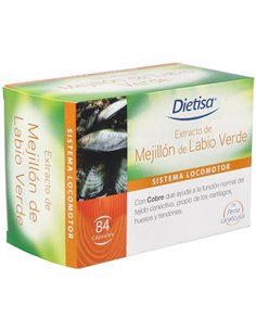 Mejillón De Labio Verde   Envase 84 Cápsulas(21-28 Días) de Dielisa®