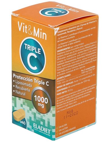 Triple C Vit. C Liposomada 40Comp. de Eladiet