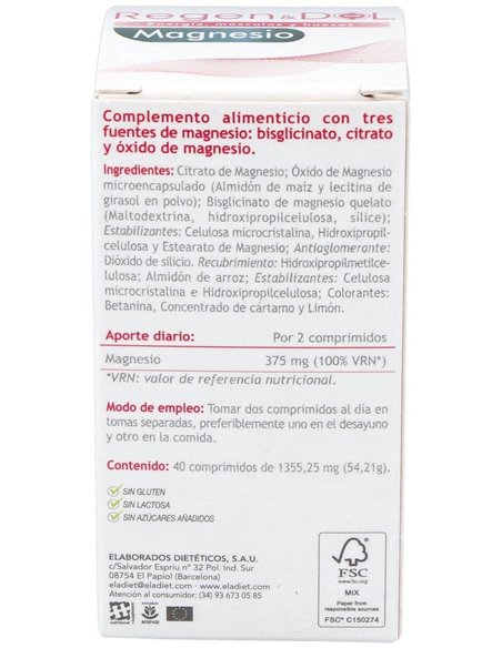 Regen & Dol Magnesio 40Comp. de Eladiet