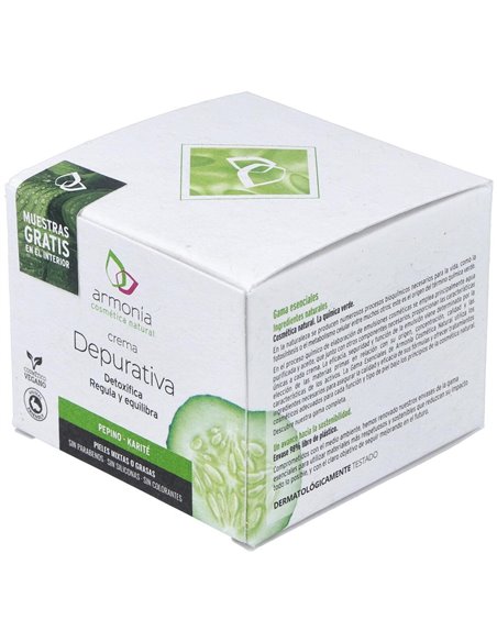 Crema Depurativa Pepino-Karite 50Ml. de Armonia