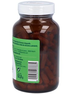 Curcuma Y Pimienta Bio 120Cap. de El Granero