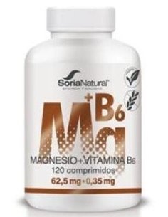 Magnesio+Vit B6 Liberacion Sostenida 1550Mg 120Com de Soria Natural