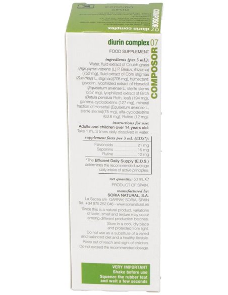 Composor 07 Diurin Complex Xxi 50Ml. de Soria Natural