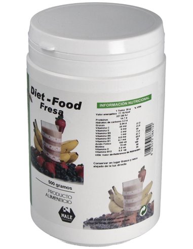 Diet Food Batido Sabor Fresa 500Gr de Nale
