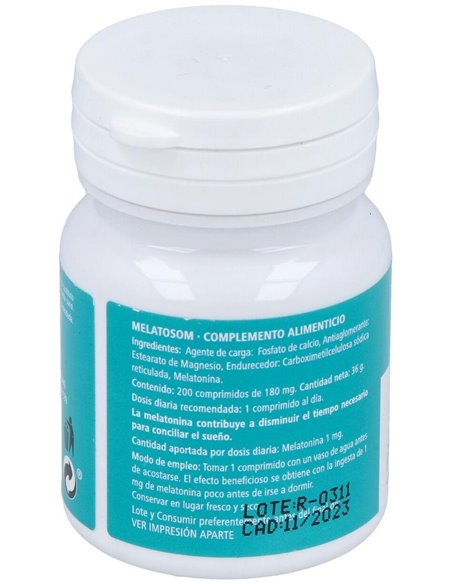 Melato-Som (Melatonina 1Mg.) 200Comp. de Plantapol