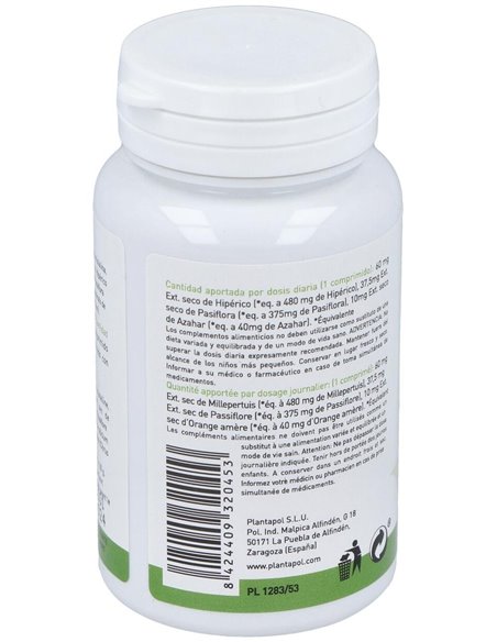 Hiperico -Pasiflora-Azahar 100Comp. de Plantapol
