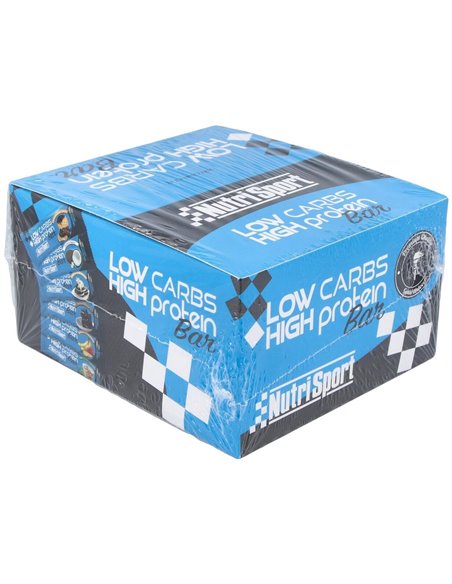 Low Carbs High Protein Brownie 16Barritas de Nutrisport