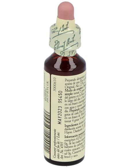 Flores Bach Red Chestnut Castaño Rojo 20Ml. de Flores Bach Original