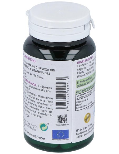 Levadura De Cerveza Forte Sin Gluten 45Cap. de Robis