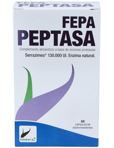 Fepa-Peptasa 130.000Ui 60Cap. de Fepadiet