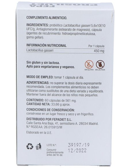 Fepa-Prosiluet 60Cap. de Fepadiet