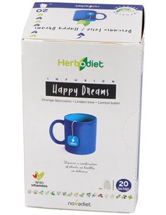 Herbodiet Descanso Feliz Envase de 20 bolsitas filtro de 1,5 g. de Novadiet