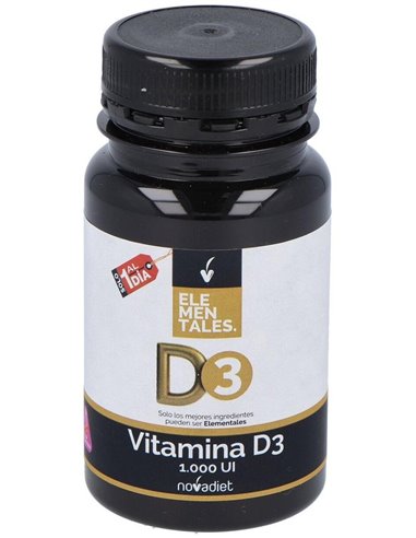 Vitamina D3 1000Ui 120Comp. Elementales de Novadiet